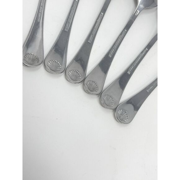 Reed & Barton BAYVIEW Stainless Glossy Teaspoons Set Of 5 & 1 Sugar Spoon 6.25” - Picture 5 of 7